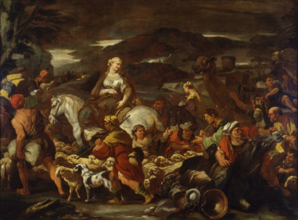 The Departure of Rebecca, Second Half of the 17th century. Creator: Giordano, Luca (1632-1705).