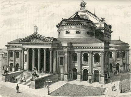 Teatro Massimo, Palermo, Second Half of the 19th century. Creator: Cornaglia, Carlo (active 1854-1899).