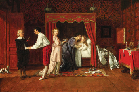 The morning after the wedding. Creator: Pecru, Charles François (1826-1907).