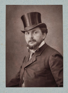 Portrait of Ernest Ange Duez (1843-1896), 1882. Creator: Godet, Anatole Louis (1839-1887).