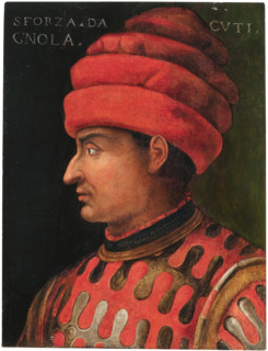 Portrait of Muzio Attendolo Sforza (1369-1424), 16th century. Creator: Anonymous.