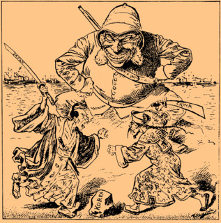 When two argue, the third is happy, 1894. Creator: Kaskeline, Friedrich (1863-1931).