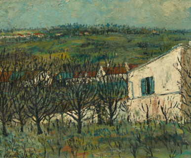 Paysage à Montmagny (Val-d'Oise), c1907-1908. Creator: Utrillo, Maurice (1883-1955).