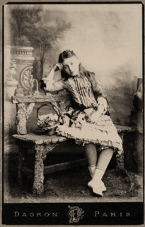 Colette at the Age of 11, 1884. Creator: Dagron, Prudent René-Patrice (1819-1900).