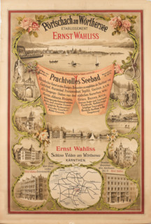 Pörtschach am Wörtersee - Etablissement Ernst Wahliss, 1898. Creator: Wahliss, Hans (1870-1900).