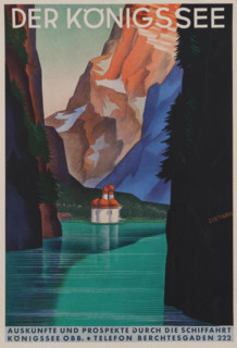 The Königssee, 1930s. Creator: Zietara, Valentin (1883-1935).