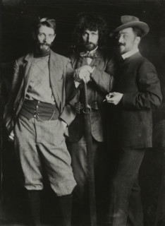 Nikolai Seddeler (1876-1937), Dmitry Kardovsky (1866-1943) and Wassily Kandinsky..., c1897. Creator: Anonymous.