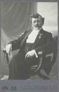 Portrait of Anton Azbe (1862-1905), 1904. Creator: Dittmar, Bernhard (1865-1939).