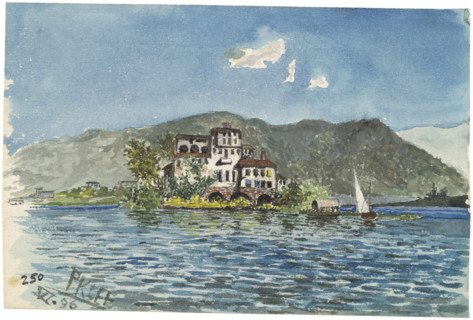 Untitled (Villa at Langensee), 1896. Creator: Klee, Paul (1879-1940).