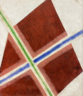 Composition. Diffusion of color (Diffusion of Light), 1917. Creator: Rozanova, Olga Vladimirovna (1886-1918).