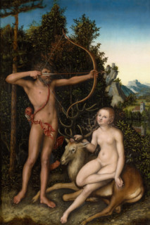 Apollo and Diana, 1525-1526. Creator: Cranach, Lucas, the Elder (1472-1553).