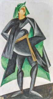 Costume design for the theatre play Romeo and Julia by W. Shakespeare, 1921. Creator: Exter, Alexandra Alexandrovna (1882-1949).