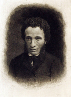 Portrait of the poet Alexander Sergeyevich Pushkin (1799-1837), 1880. Creator: Dmitriev-Kavkazsky, Lev Evgrafovich (1849-1916).