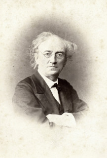 Portrait of the poet Fyodor Ivanovich Tyutchev (1803-1873), 1867. Creator: Levitsky, Sergei Lvovich (1819-1898).