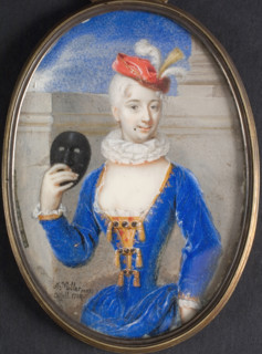 Portrait of Princess Wilhelmine Charlotte of Hesse-Kassel (1695-1722), 1714. Creator: Møller, Andreas (1684-c. 1762).