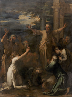 Jonah Preaches at Nineveh, 1661. Creator: Rosa, Salvatore (1615-1673).