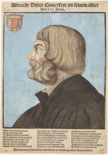 Portrait of Albrecht Dürer, c1529. Creator: Schoen, Erhard (1491-1592).