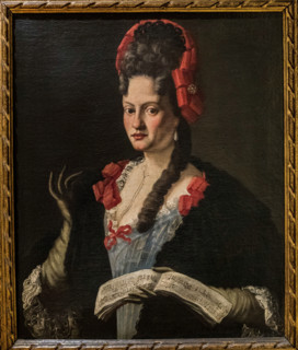 Portrait of the actress Caterina Biancolelli (1665-1716). Creator: Anonymous.