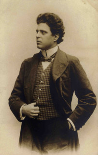 Portrait of Pietro Mascagni (1863-1945), 1890. Creator: Anonymous.