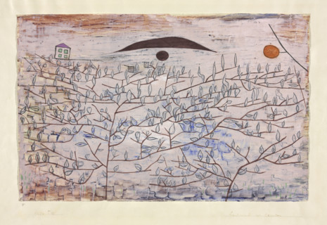 Landscape with accents, 1934. Creator: Klee, Paul (1879-1940).