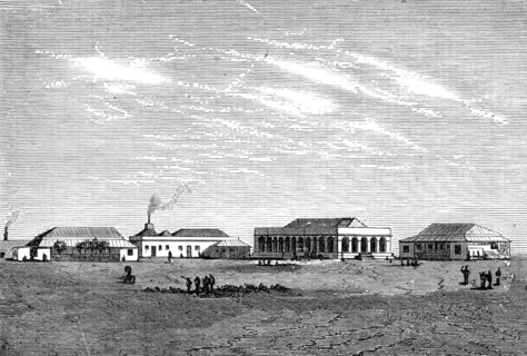 Hospital, Ascension Island, 1874. Creator: Unknown.