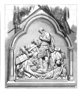 Monument to the 42nd Highlanders in Dunkeld Cathedral, 1874. Creator: Unknown.