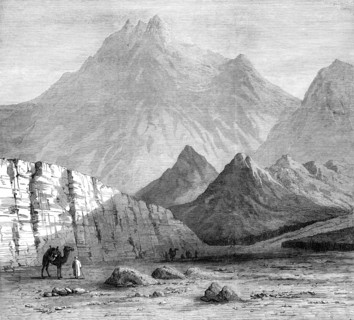 Jebel-El-Nur, regarded by Dr. Beke as Mount Sinai, 1874. Creator: Unknown.