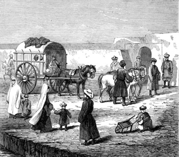 The Mission to Yarkund and Kashgar: entrance to the British Embassy, Yangi Shahr, Yarkund, 1874. Creator: Unknown.