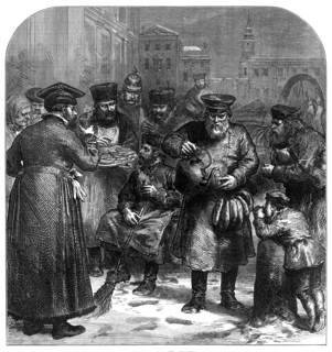 A street tea-seller, Moscow, 1874. Creator: Unknown.