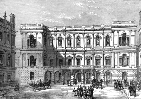 The Royal Academy of Arts, Burlington House, 1874. Creator: Unknown.