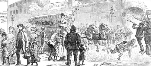 Children's Day in the Country: The Start, 1881. Creator: Unknown.