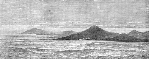 Quoin Point, Cape Agulhas, South Africa, near which the mail steam-ship Teuton was wrecked, 1881.  Creator: Unknown.
