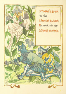 Knight's Spur to the Ladies Bower To seek for the Ladies Slipper, 1899.  Creator: Walter Crane.