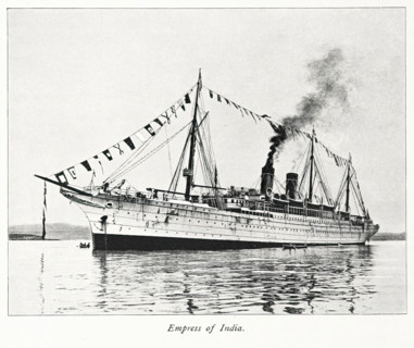 Empress of India, 1893.  Creator: Unknown.