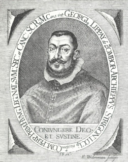 György Lippay, Archbishop of Esztergom, 1652, (1895). Creator: E Widerman.