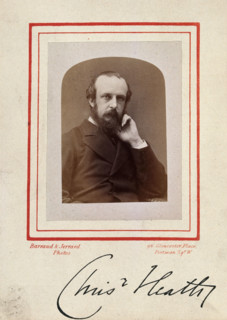 Christopher Heath, 1879. Creator: Barraud & Jerrard.