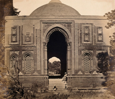 India: a tomb in Kootub near Delhi, c1858. Creator: Felice Beato.