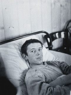 Gloucester smallpox epidemic, 1896: J  Mawson, a smallpox patient, 1896. Creator: HCF of Gloucester.