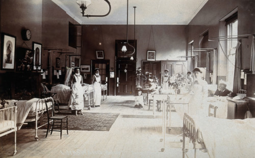 St Bartholomew's Hospital, London: Lucas ward, c1908. Creator: Unknown.