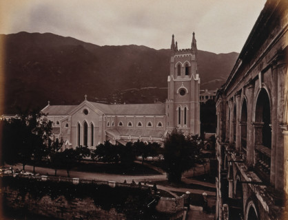 Hong Kong: St John's Cathedral, North Front, c1873. Creator: William Pryor Floyd.