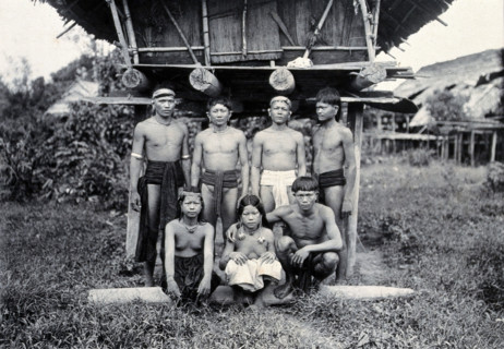 Sarawak: a group of Long Sibatu Kenyah people, c1900. Creator: Unknown.