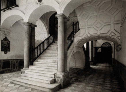 Women's hospital, Cádiz: 18th century staircase, c1900. Creator: Unknown.