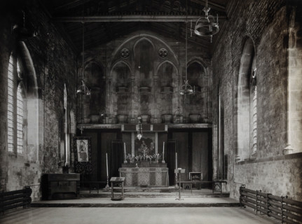 The church of St Bartholomew the Great; interior of the east end of the Lady Chapel. Creator: WF Taylor.