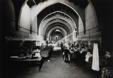 Hospital de la Santa Cruz, Barcelona: ward of San Pedro, 1900-1999. Creator: Unknown.