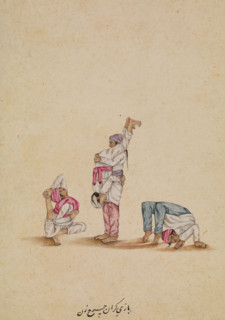 Four acrobats, between 1800 and 1899. Creator: Unknown.