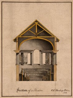 Section of a Theatre, 1762.  Creator: Charles Harding.