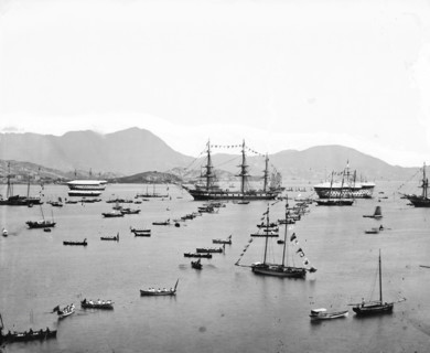 The harbour, Hong Kong, 1869. Creator: John Thomson.