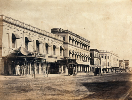 A principal street in Calcutta, c1880s. Creator: Unknown.