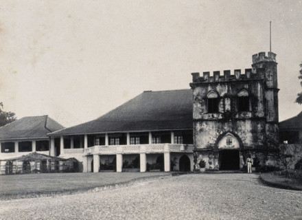 Kuching, Sarawak: the Astana, a partly castellated building, c1896. Creator: Unknown.