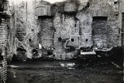 An ancient building which used to be a pharmacy site in the House of the Vestal Virgins, Rome. Creator: Unknown.